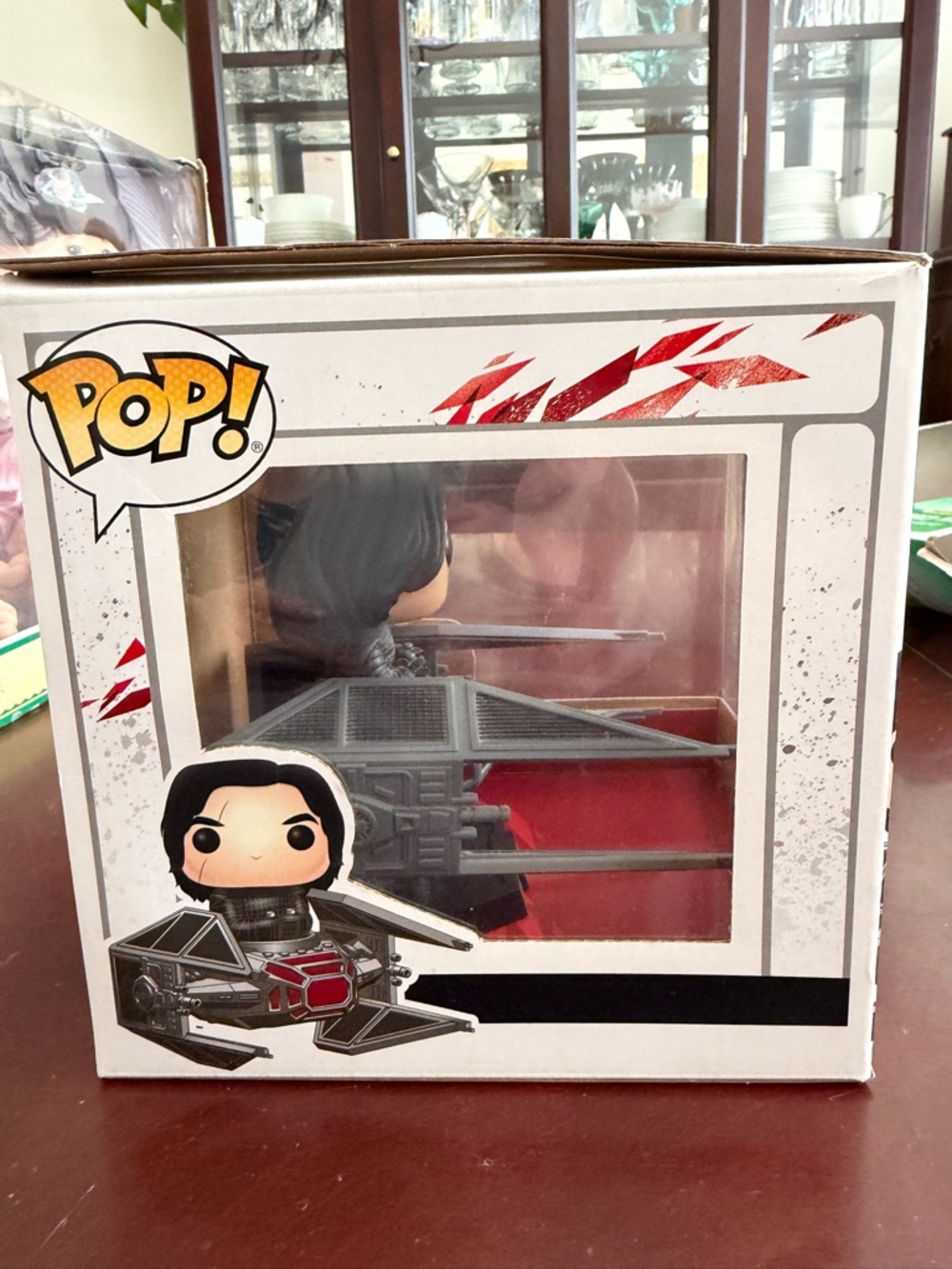 Funko Pop! Star Wars Kylo Ren with TIE Fighter (Black, Red, Gray) - Picture 3 of 9